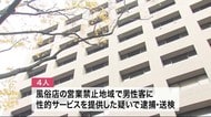 仙台市の禁止地域で性的サービス提供の疑いで逮捕の経営者ら4人を不起訴 仙台地検