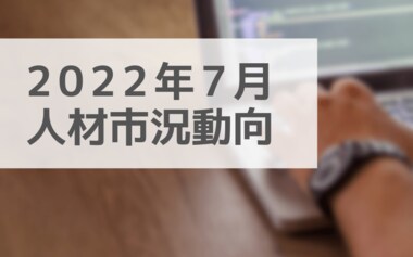 人材市況動向レポート(2022年7月):多くのスキルカテゴリで人材登録数が前月から減少も、「セキュリティ」人材登録数は前月から36%増加しました。