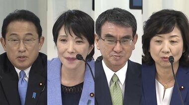 “エビのしっぽ”で総裁候補熱弁 日本のリーダー“総理後継”は