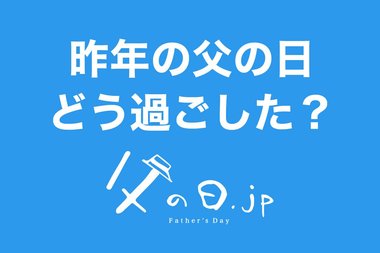 「昨年の父の日はどのように過ごしましたか?」父の日に関するアンケート調査(父の日.jp 調べ)