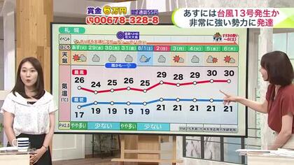 【菅井さんの天気予報 27日(月)】北海道の特産〇〇〇が風鈴に！夏詣で神社は涼やかな装い...暑さの見通しは？最新の10日間予報