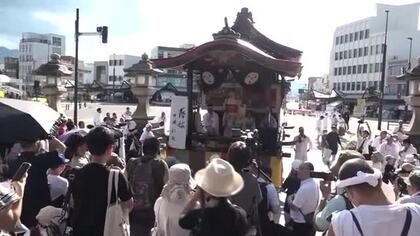 氣比神宮例大祭の前夜祭に登場する宵山　敦賀市内で企画展　装飾品や歴史などを紹介【福井】