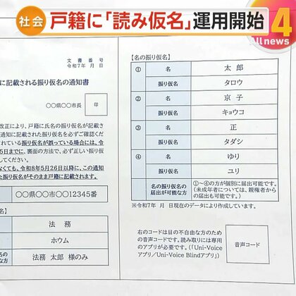 【解説】戸籍に「読み仮名」26日運用開始　“キラキラネーム”に制限も…漢字の意味との関連性が判断基準　間違いある場合“1年以内”に届出必要