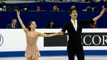 “りくりゅう”三浦璃来＆木原龍一ペアが復帰戦で2位表彰台 四大陸フィギュア【ペアフリー】