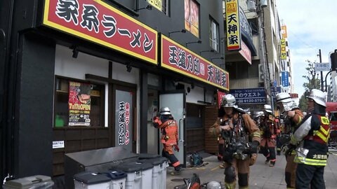 「チャーシュー燃えた」繁華街騒然！ラーメン店火災　チャーシュー「燻製にならず丸焦げになりました」　大阪市北区