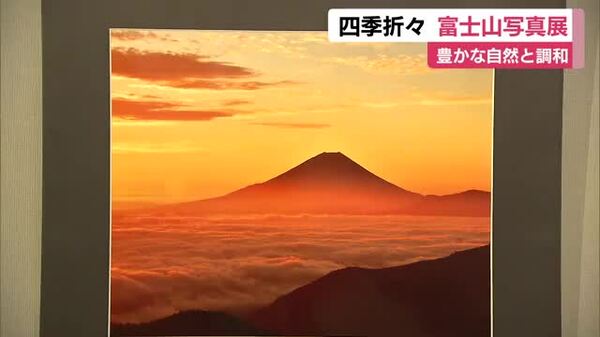 四季折々の富士山写真展 豊かな自然と調和｜FNNプライムオンライン