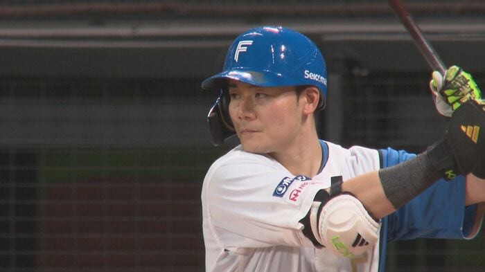 2点タイムリーを放った清宮幸太郎選手