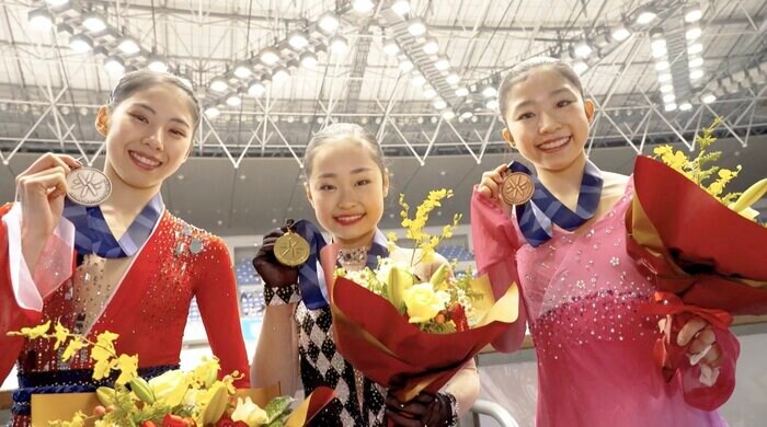 ノービス選手で全日本ジュニア選手権(2021年)を優勝した島田