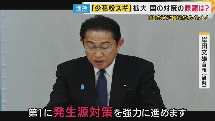 国が花粉症対策を本格的に始めたのは3年前