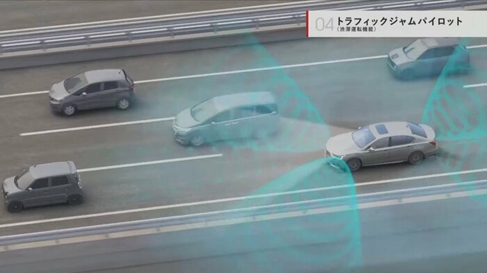高度なセンサーで周囲を監視(提供:honda)