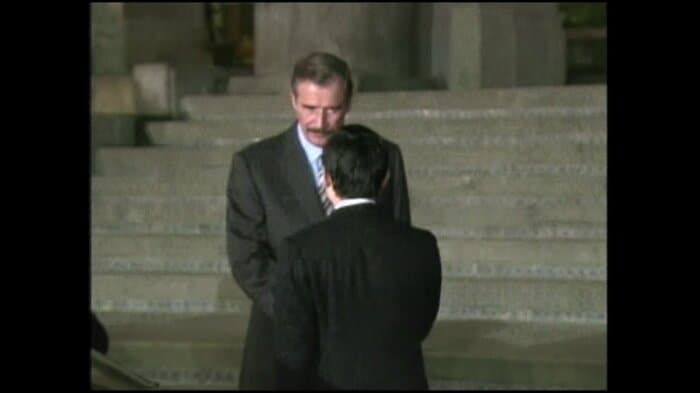 メキシコのフォックス大統領を表敬訪問