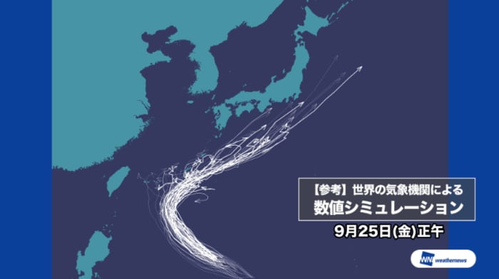 各国のシミュレーション　25日正午
