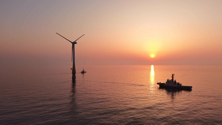 「お金がちゃらんころんと」海に浮かぶ“巨大風車”…三菱商事の撤退で揺れる「洋上風力発電」稼働予定地に広がる期待と普及の壁|FNNプライムオンライン