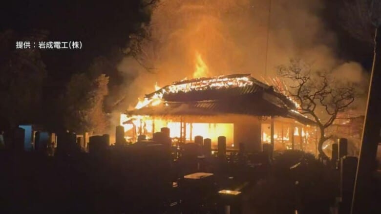 【続報】年末発生の寺が全焼した火事で焼け跡から見つかった遺体は高齢の男性僧侶と判明（島根・出雲市）｜FNNプライムオンライン
