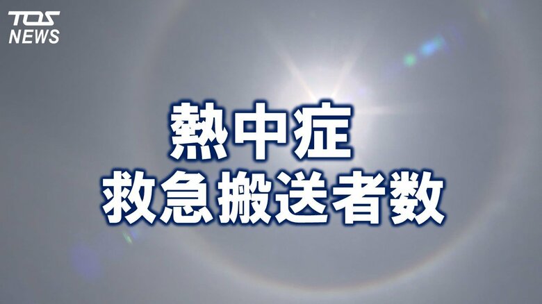 【熱中症】救急搬送数　6月23日からの1週間で64人　3人が重症　大分県｜FNNプライムオンライン