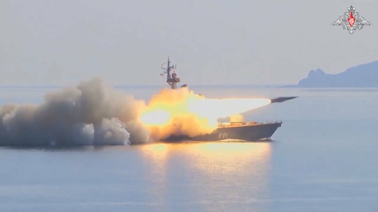 ロシアが日本海にミサイル発射　約100kｍ先の“標的を直撃することに成功”　国防省が明らかに｜FNNプライムオンライン