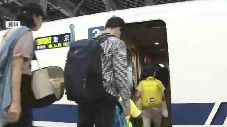 GW期間中の山陽新幹線　新山口～小倉間で78万人利用　九州新幹線はほぼ去年並み　乗車率150%に迫る列車も　福岡｜FNNプライムオンライン