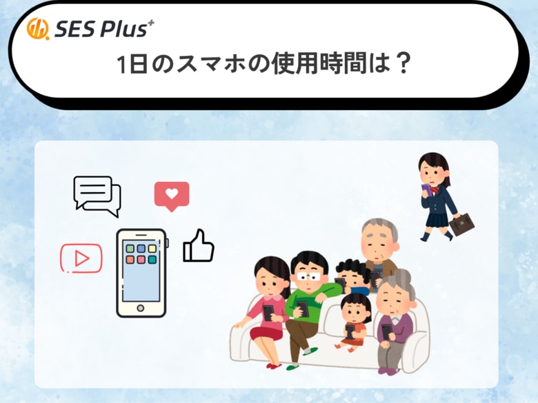 1日のスマホ使用時間ランキング2025を発表！ライフスタイル別のスマホ習慣が明らかに