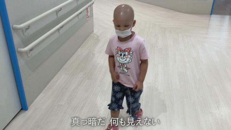 「真っ暗だ…何も見えない…」