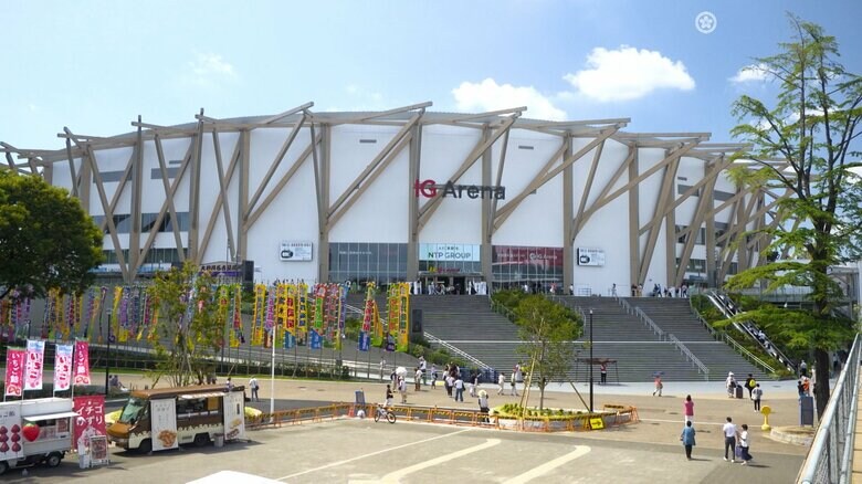 大相撲名古屋場所の新たな会場となった「IGアリーナ」