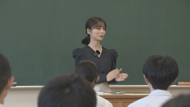 部活動を頑張る生徒に感銘を受ける