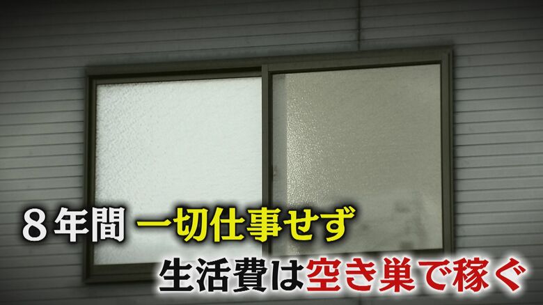 8年間一切仕事はせず生活費は空き巣で稼ぐ