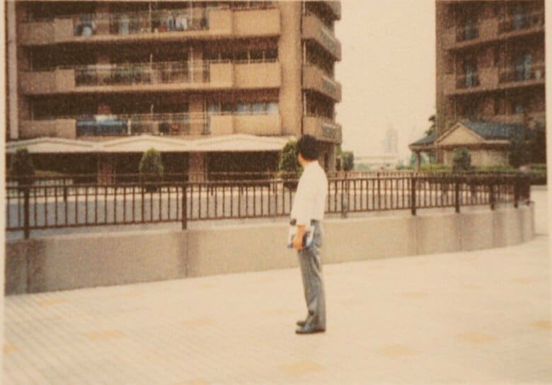 春田氏（仮名）が銃声らしき音を聴き振り返った現場　捜査資料より