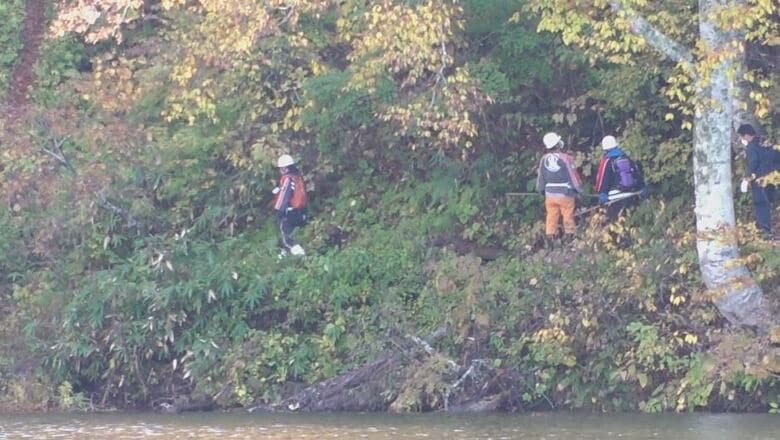 警察や消防団が捜索