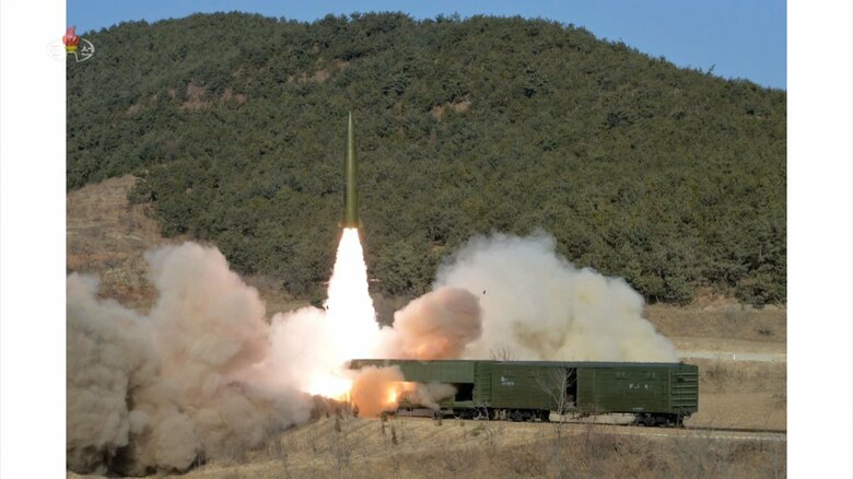 1月14日に行われた鉄道機動ミサイル連隊の射撃訓練