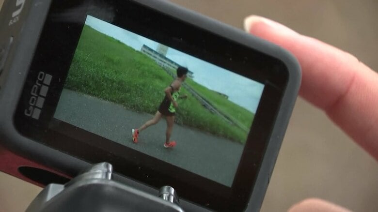 自身のフォームを動画でチェック