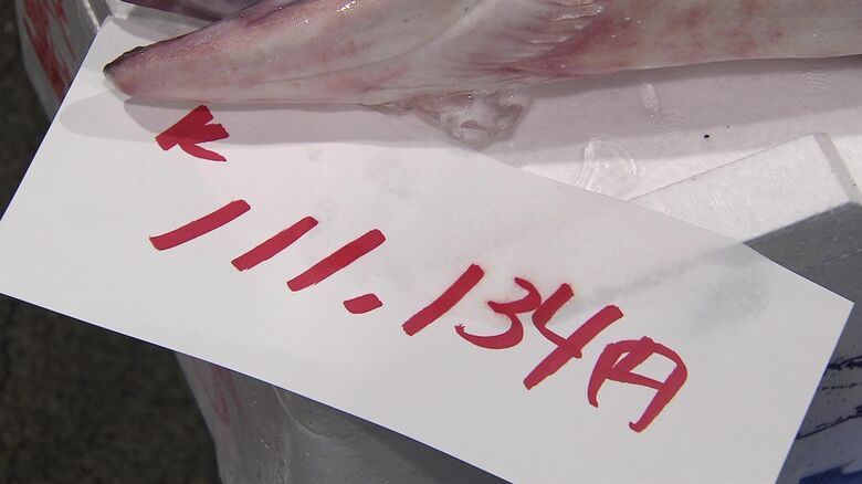 1キロ11万1134円の最高値