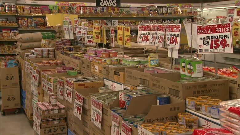 備蓄品の売り上げが2倍に
