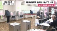 「期日前投票」中間発表…前回の衆院選と比べ5日間で