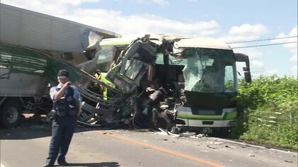 【八雲町5人死亡事故から3年】2023年トラックが高速バスに突っ込む＿事故現場で“追悼”と交通安全の呼びかけ…「二度とこのような事故を起こさないように」〈北海道八雲町〉