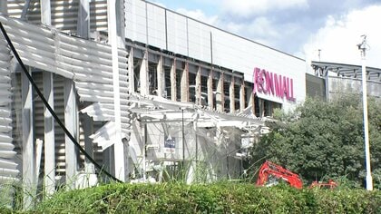【中継】爆発の爪痕残るイオンモール熊本　女性3人死亡、4人安否不明　最高気温35.1度の猛暑のなか救出作業続く