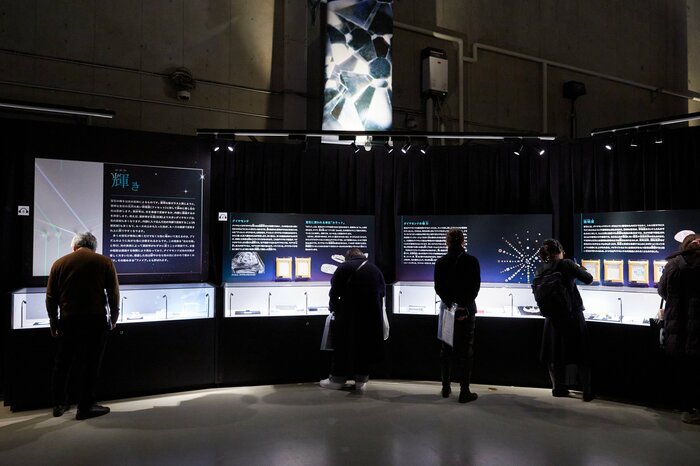 特別展「宝石 地球がうみだすキセキ」展示風景
