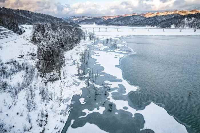 北海道夕張市(2022年12月撮影)