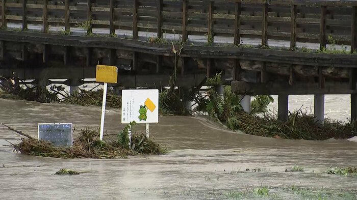 台風5号が直撃した岩手県