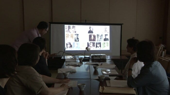 映像制作に取り組む秋田県遺族連合会の会員たち