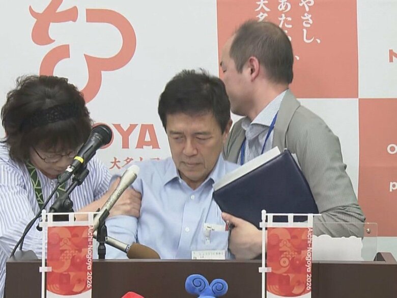 多忙極める行政トップ…会見中倒れた広沢名古屋市長が翌日に公務復帰 大村愛知県知事は「年明け以降休み1日もない」｜FNNプライムオンライン
