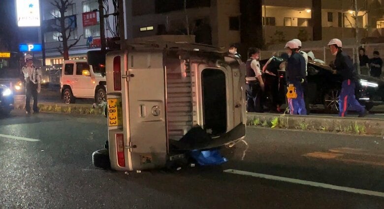 覚せい剤使用し信号待ちの車に追突、逃走した疑い　ひき逃げ容疑で男（33）再逮捕　広島｜FNNプライムオンライン