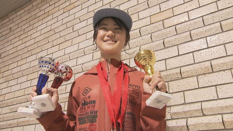 グラススキーで2年連続「3冠」　佐久長聖中1年・沼田佳恭さん（12）　「グラス×アルペン」二刀流で世代を牽引｜FNNプライムオンライン