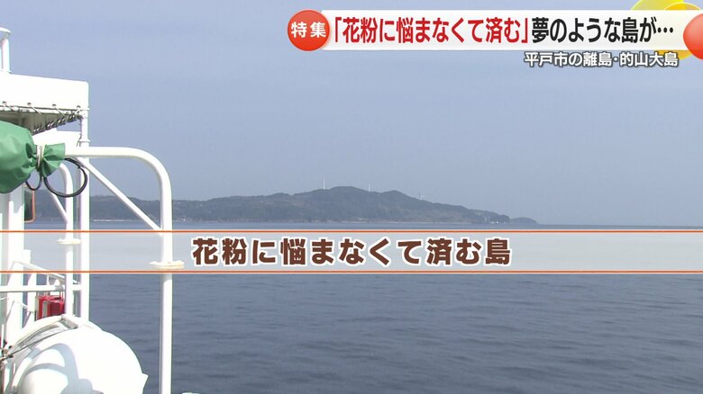 花粉に悩まなくて済む島「的山大島」飛散量は長崎市の1割　町おこしへつなげる「避粉地ワーケーション」を体験　ノーマスクだけではない島の醍醐味｜FNNプライムオンライン