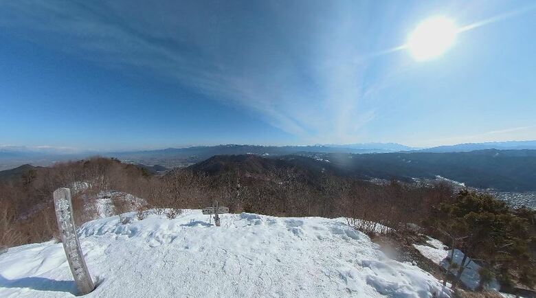 山頂からの眺め