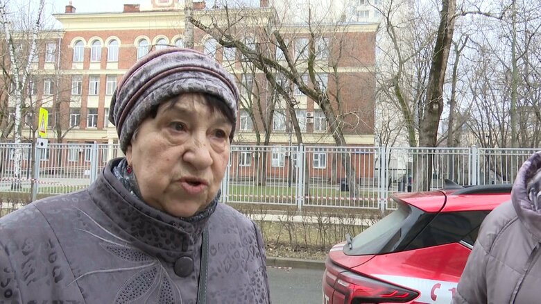 現場近くに住むリディアさん（78）