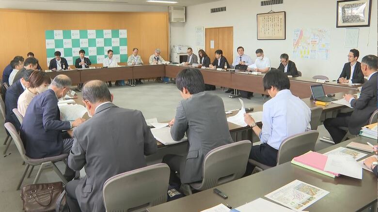 開業後の渋滞対策などを検討する会議（5月15日須坂市役所）