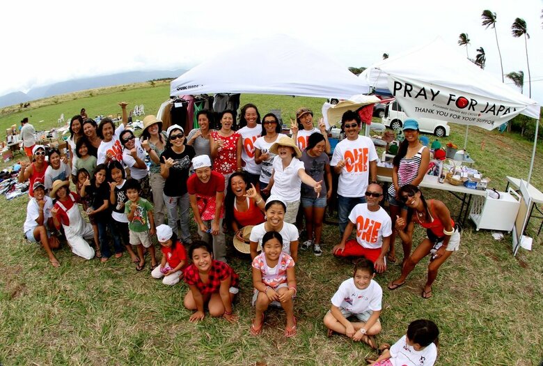 東日本大震災の際には在マウイの日本人たちが支援活動を行った