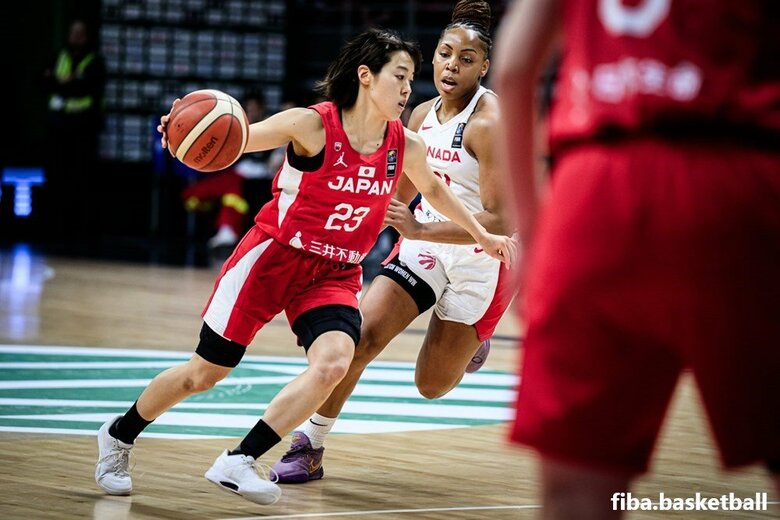 最終・スペイン戦での山本麻衣（11日、ハンガリー・ショプロン）