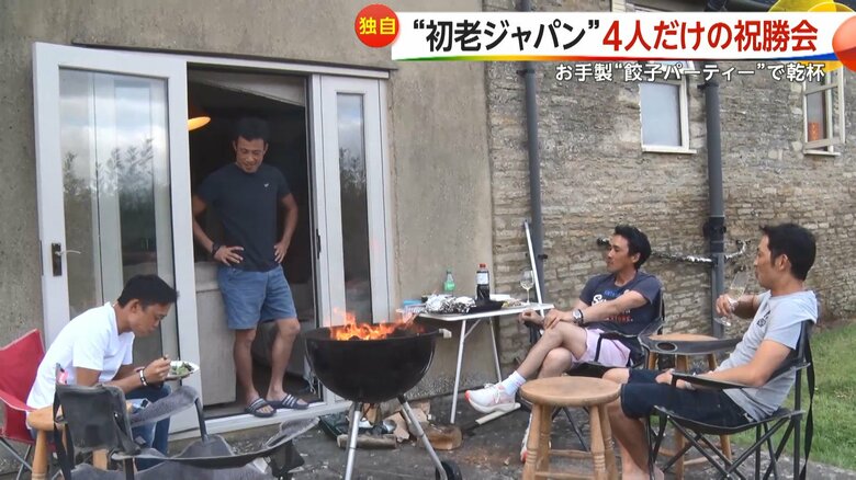 火を囲んでパリ五輪を振り返った4人