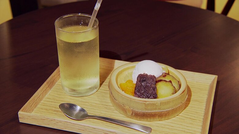 併設されたカフェで楽しめるメニュー